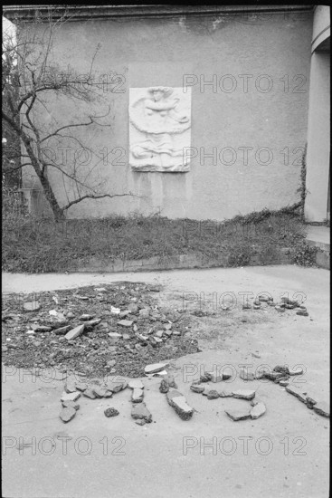 Anonymous attack on Kunsthalle Berne 1969.
