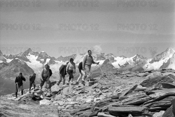 Robert McNamara's vacation in Zermatt, 1964.