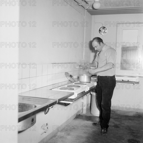 Barrack for Immigrants Casa Binz, Zurich 1961.