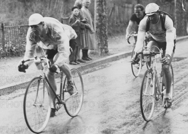 Tour de Suisse 1947: Plattner, Kirchen, Lanz.