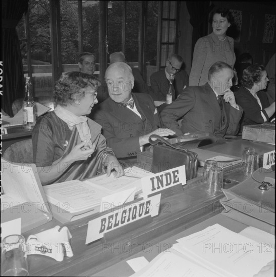 76th meeting of the ICRC executive committee, 1957.