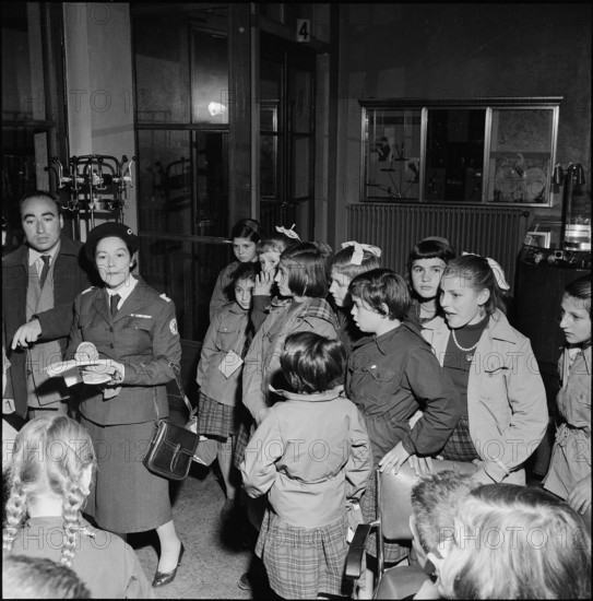 Greek children with tuberculosis recover in Switzerland, 1956.