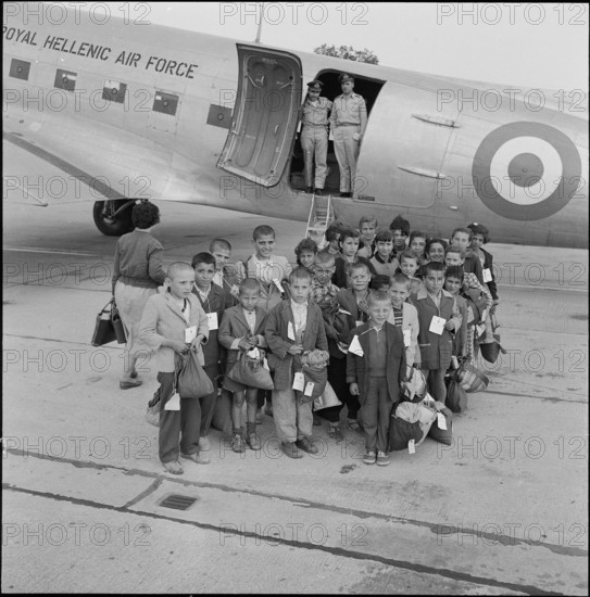 Greek children with tuberculosis recover in Switzerland, 1956.