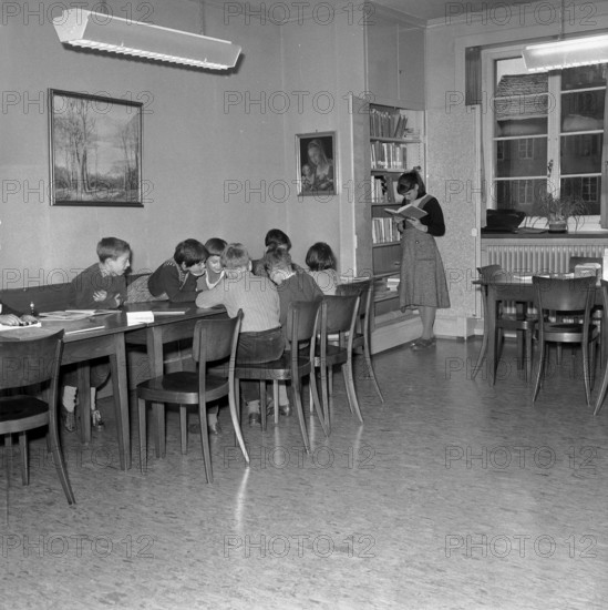 Leisure club operated by miss M. Schumacher, Zurich 1956.