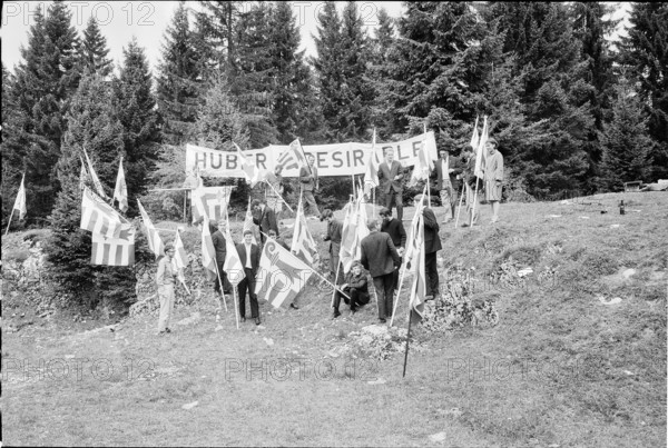 62nd Marché-Concours Saignelégier, Jura separatists, 1965.