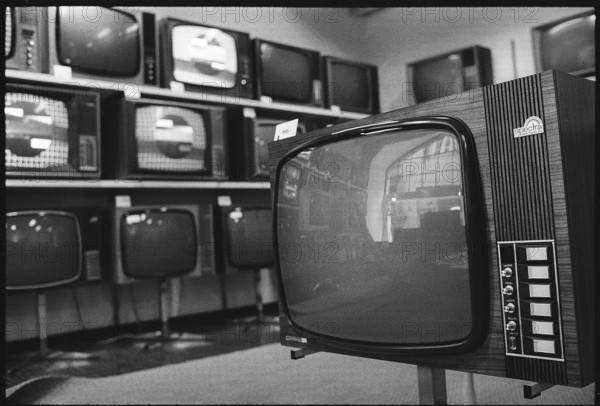 television sets around 1969.