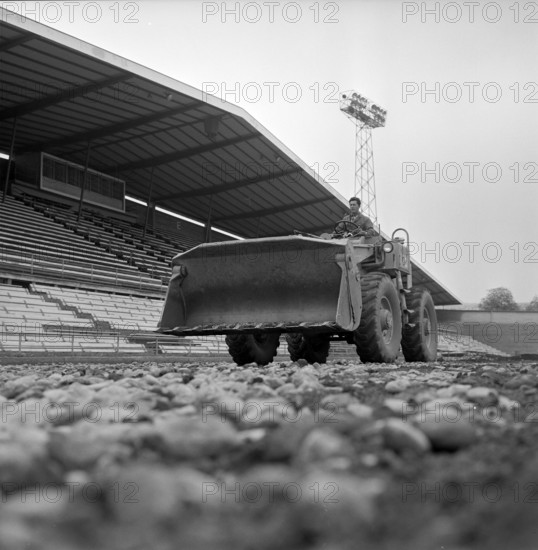 Letzigrund, Stadium;, construction, of, athletics, track, 1968., (Photo, by:, RDB/Dukas/Universal, Images, Group, via, Getty, Images)
