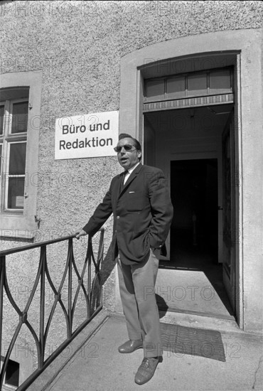 Grenzpost am Zürichsee, 1971.