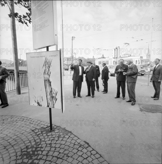 Posters about accident prevention, 1963.