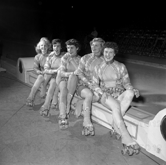 The Roller Follies in Zürich, 1951.