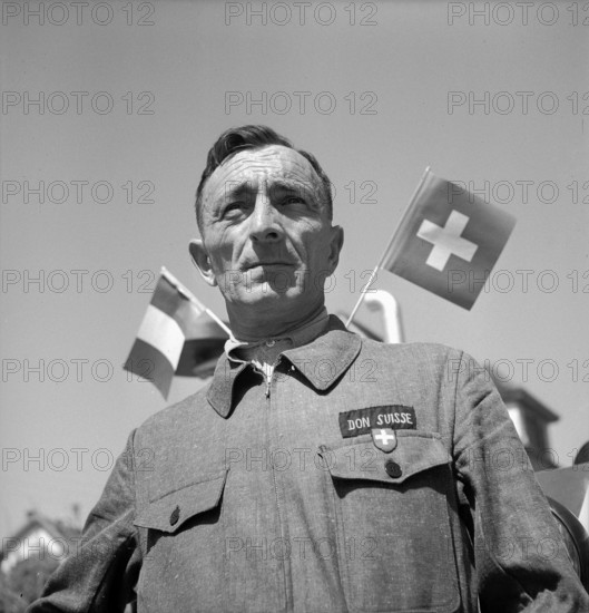 Swiss donation: help for France, 1945.