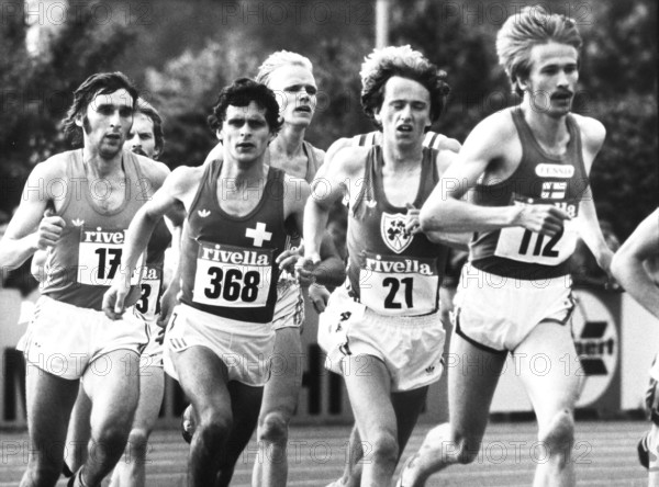 Europacup 1979 Geneva, semifinals 5'000m: Watrice (174), Ryffel (368), Treacy (21), Maaninka (112).