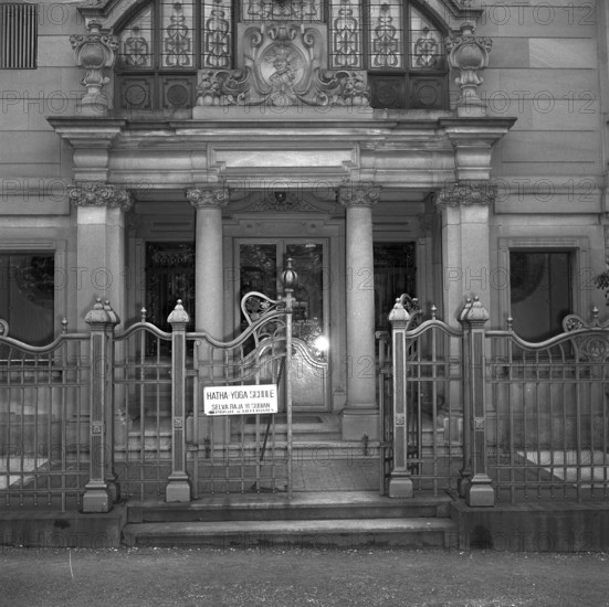 Yoga school in Zurich, 1953.