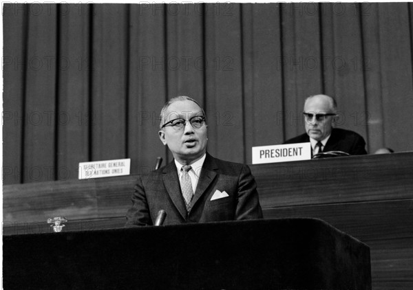 Sithu U Thant: WHO Plenary Session in Geneva 1966.