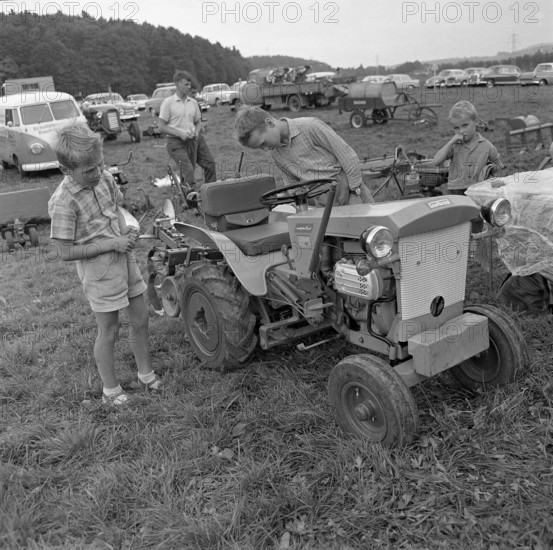 Smallest tractor, 1964.