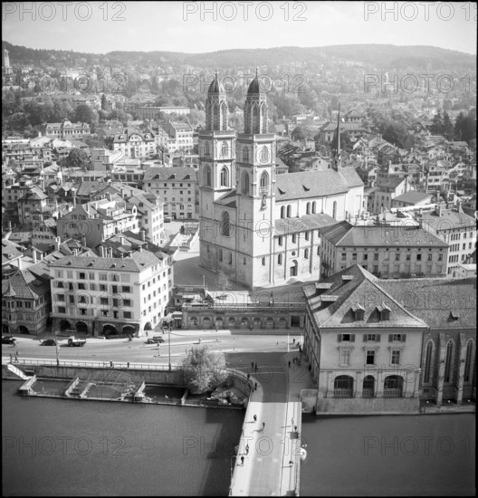 Old Town of Zurich, 1948.