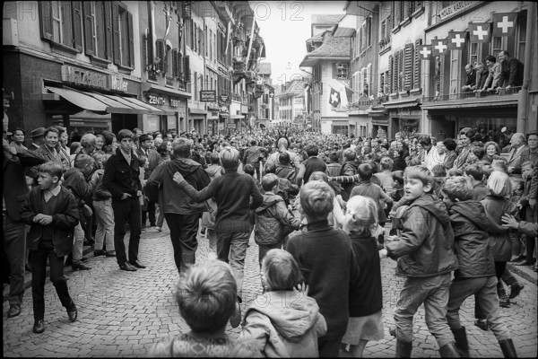 Fulehung and Gessler shooting competition in Thun, 1968.