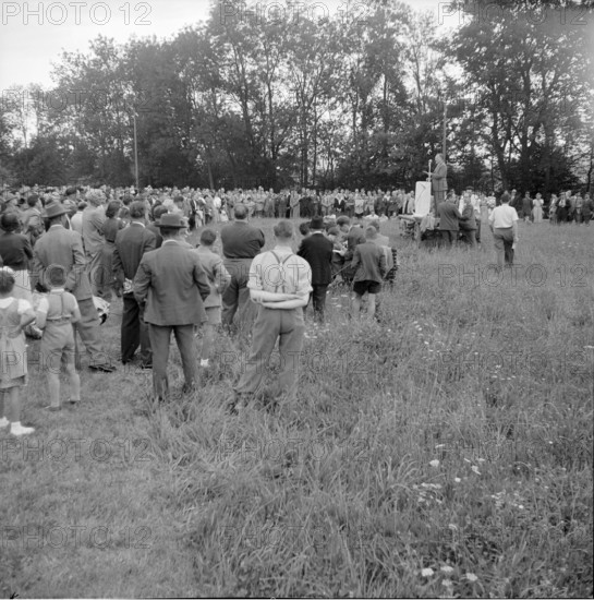 Speaker, Protest against construction of hydroelectric power station; 1953.