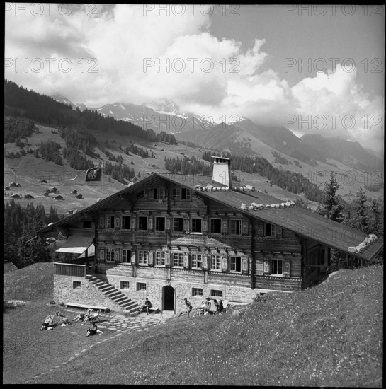 International girl scouts home Our Chalet, 1952.
