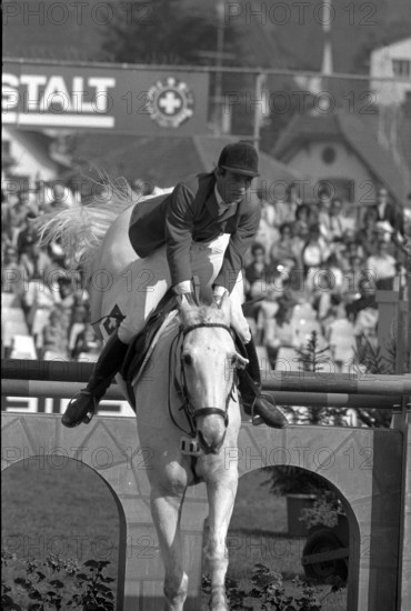 CSIO St. Gallen 1978: Thomas Fuchs and Snow King.