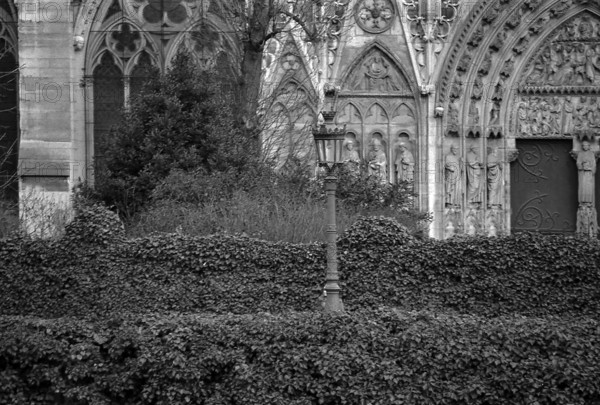 1975, Paris, Notre Dame Cathedral.