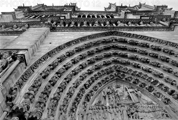 1975, Paris, Notre Dame Cathedral.