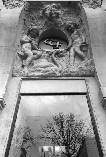 1975, Paris, Art Deco style building.