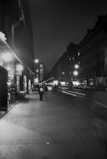 1975, Paris, Paris at night.