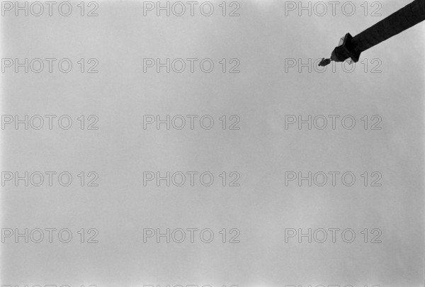 1975, Paris,  Place Vendome. Column of the Grande Armee.