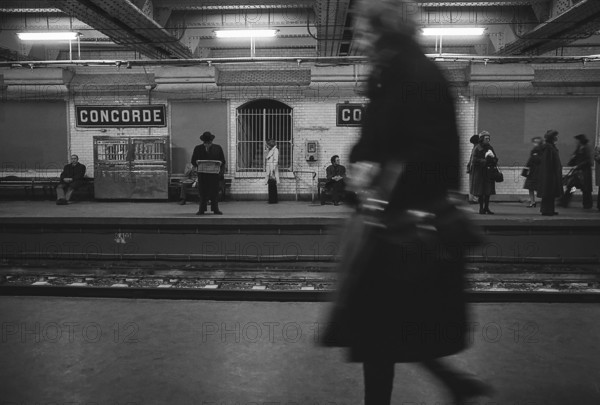 1975, Paris, subway.