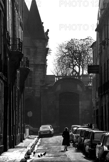 1975, Paris, Marais.