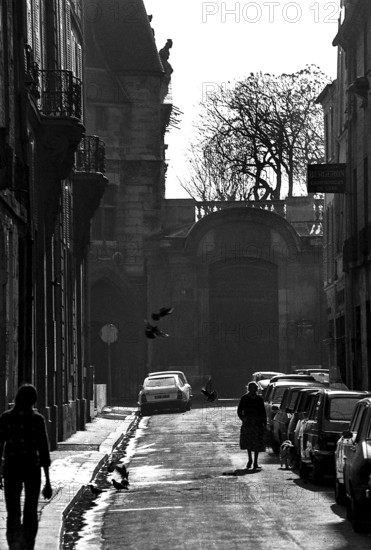 1975, Paris, Marais.