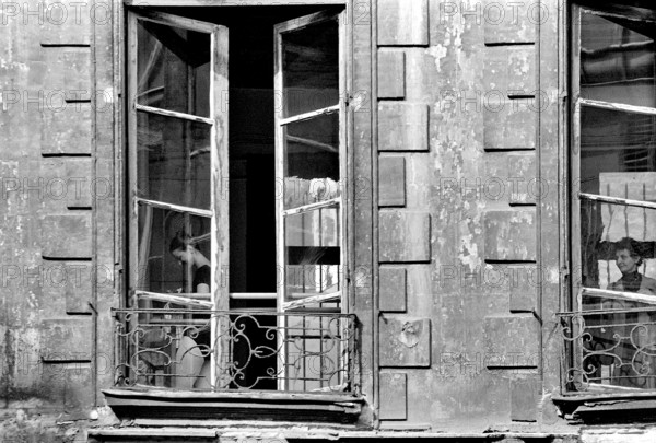 1975, Paris, Marais.