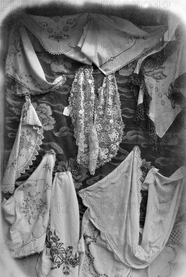 1975, Paris, Marais, shop windows