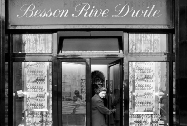 1975, Paris, Marais, shop windows