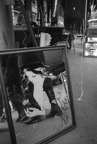 1975, Paris, Marais, shop windows