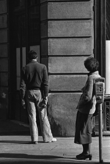 1975, Paris, Rive droite, boy and girl.