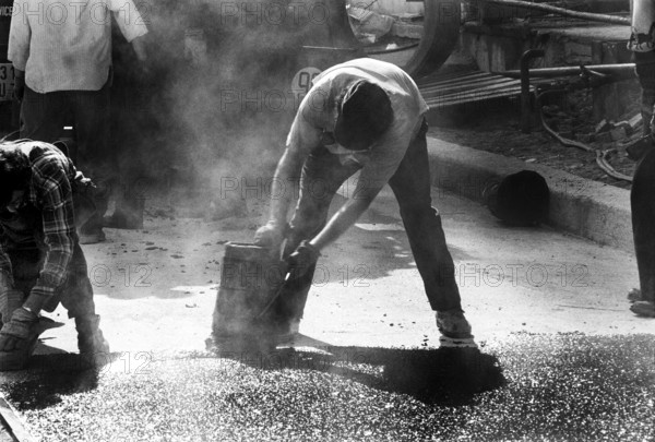 1976, Paris, Rive droite, Centre Pompidou, Beaubourg.