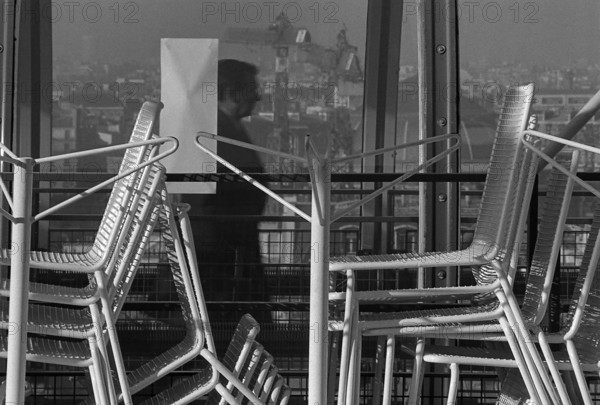 1976, Paris, Rive droite, Centre Pompidou, Beaubourg.