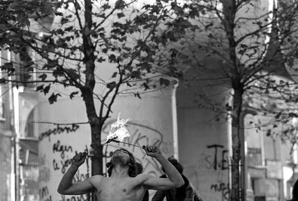 1976, Paris, Rive droite, Centre Pompidou, Beaubourg.