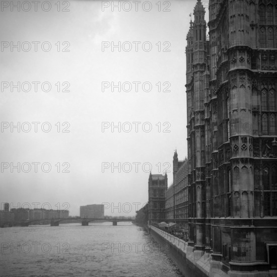 1967, London, River Thames, Thames cruise, Westminster.