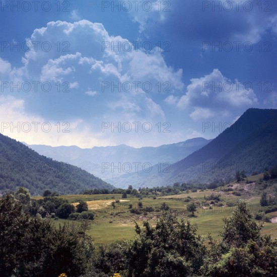 Nature, Italy, region of Abruzzo, 1975 Abruzzo Natural Park natural reserve.