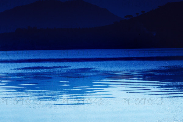 Nature, Italy, region of Campania, 1975 Lake Avernus.