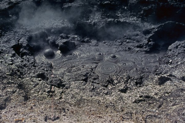Nature, Italy, region of Campania, 1975 Solfatara of Pozzuoli.