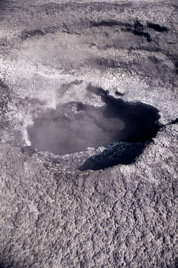 Nature, Italy, region of Campania, 1975 Solfatara of Pozzuoli.