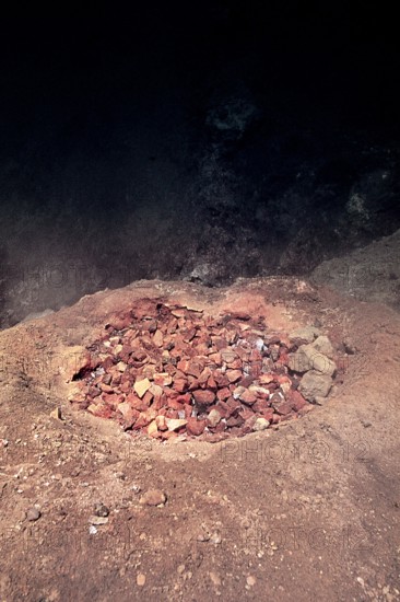 Nature, Italy, region of Campania, 1975 Solfatara of Pozzuoli.