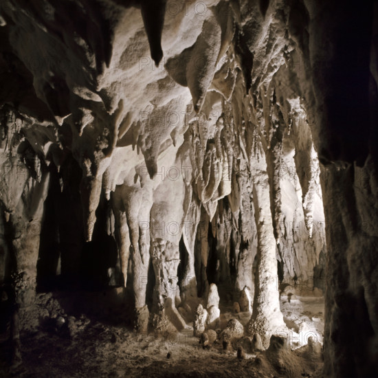 Nature, Italy, region of Campania, 1975 Pertosa-Auletta Caves.