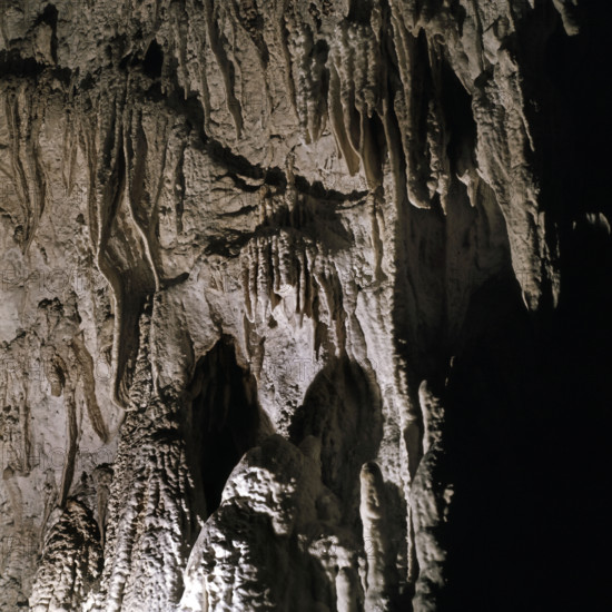 Nature, Italy, region of Campania, 1975 Pertosa-Auletta Caves.
