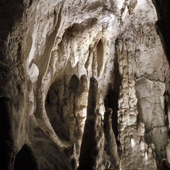 Nature, Italy, region of Campania, 1975 Pertosa-Auletta Caves.