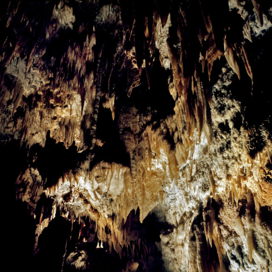 Nature, Italy, region of Puglia 1975 Grotte di Catellana (Castellana caves).